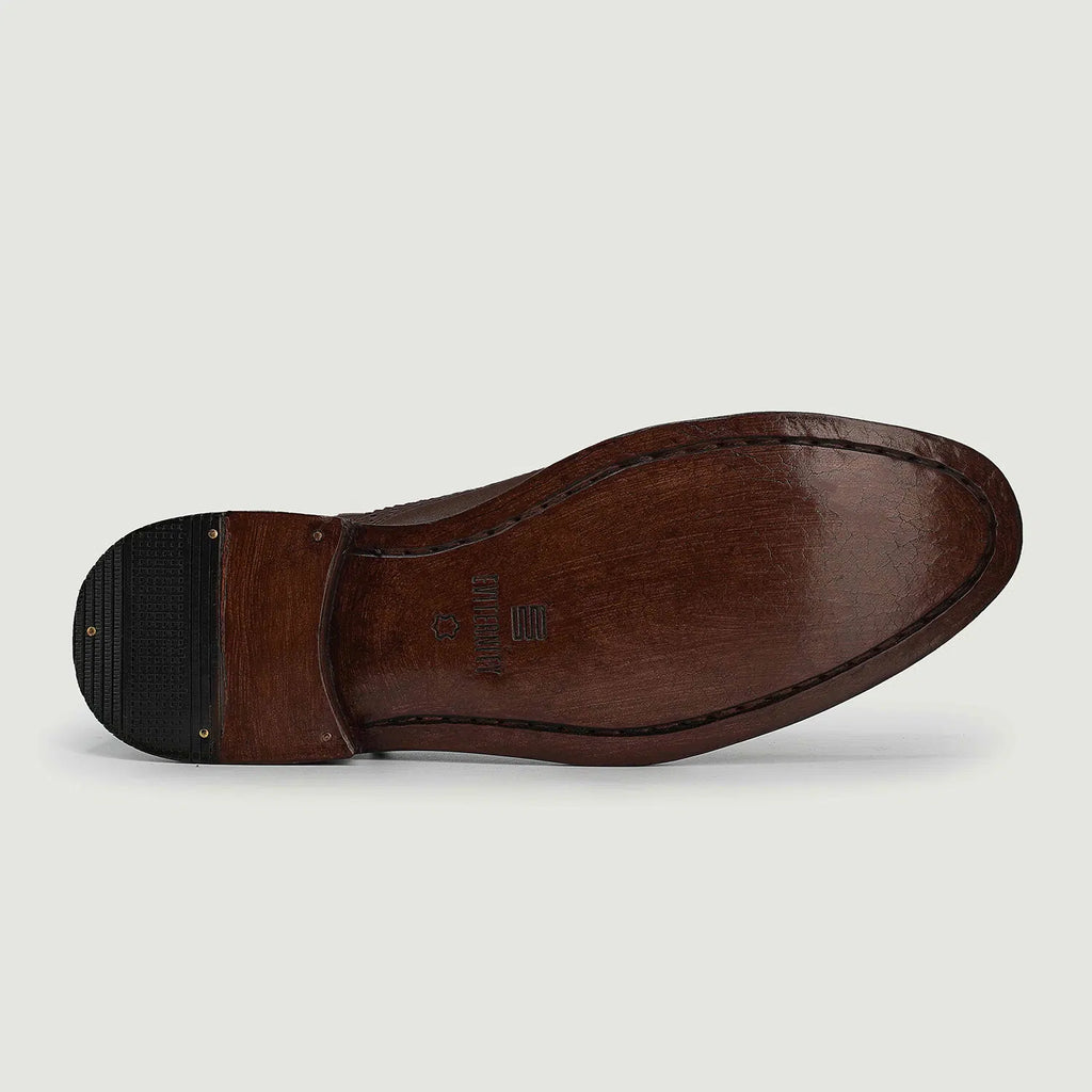 Greyson Brogues Oxford Tan Leather Shoes
