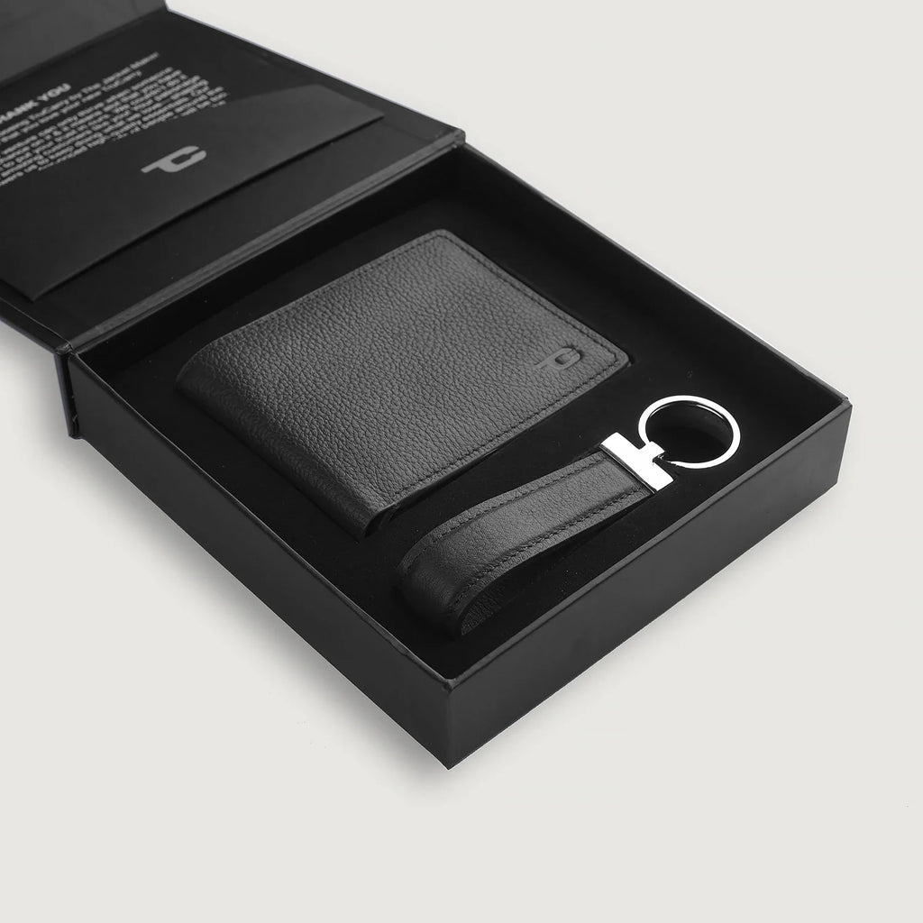 Marvin Black Leather Gift Set