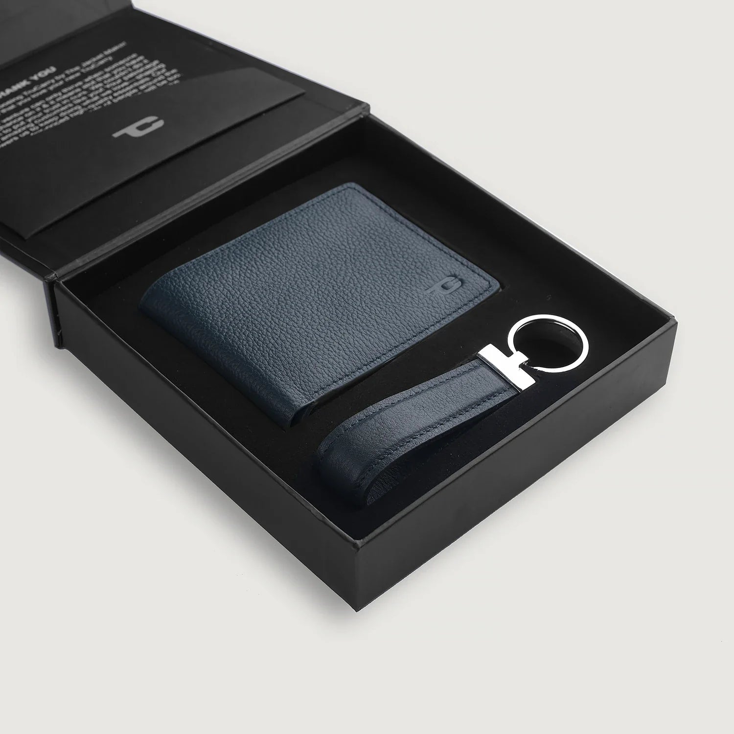Marvin Blue Leather Gift Set
