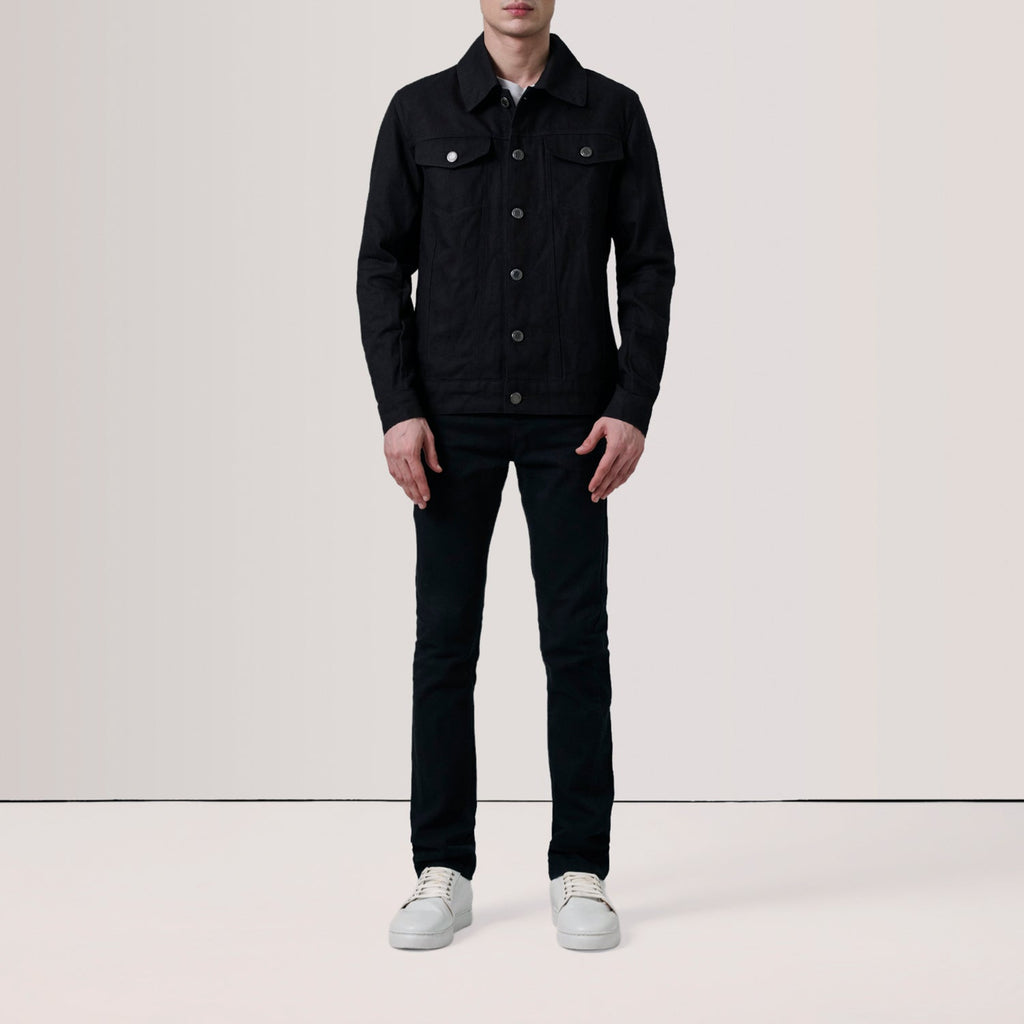Conard Black Denim Trucker Jacket