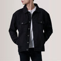 Eddie Black Oversized Denim Trucker Jacket