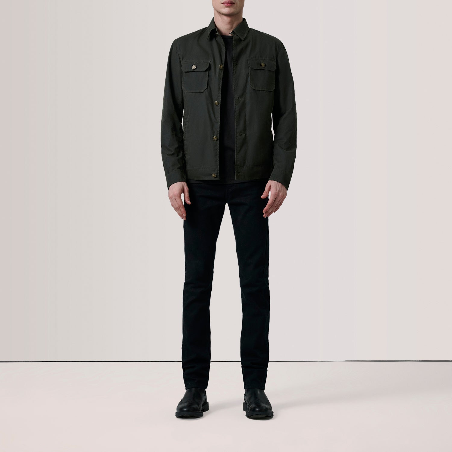 Irwin Olive Waxed Canvas Field Jacket