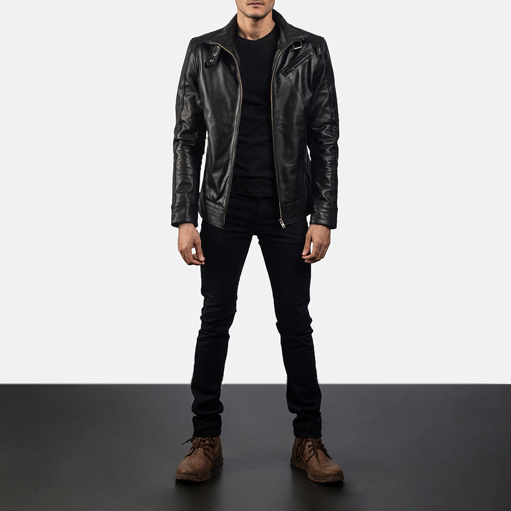 [FS] Legacy Black Leather Biker Jacket