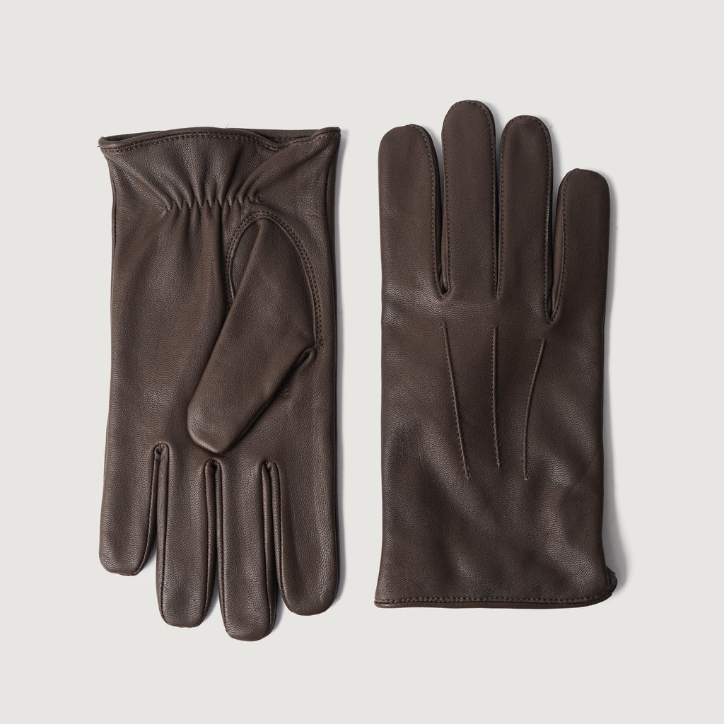 Ralph Brown Leather Dress Gloves
