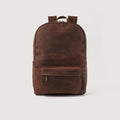 The Philos Vintage Distressed Brown Leather Backpack